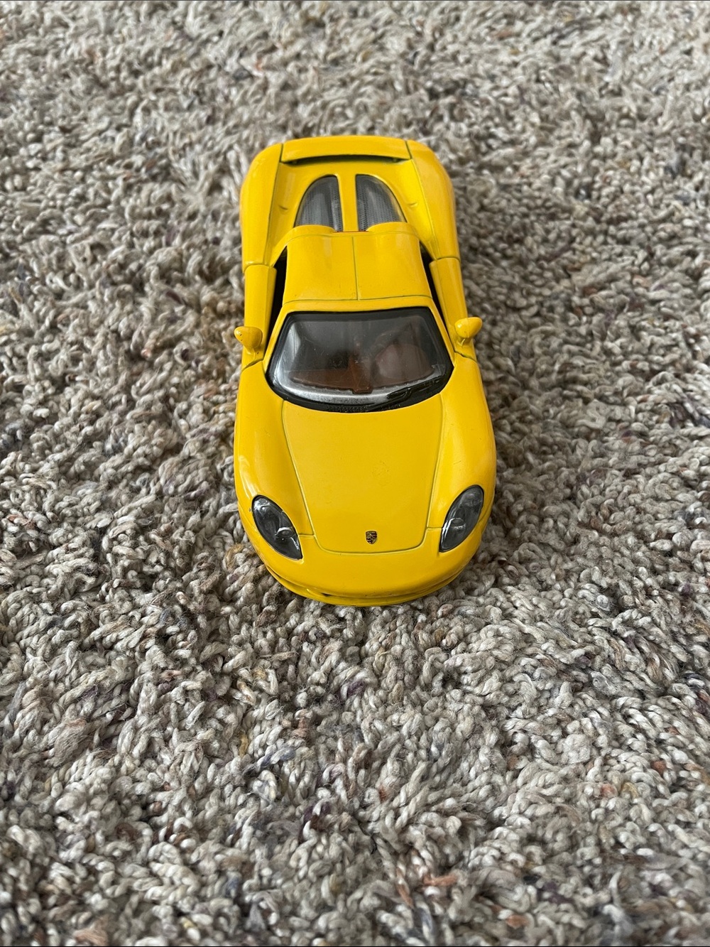 Yellow Porsche Carrera GT 5” Diecast Model